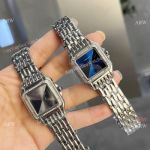 Panthere de Cartier Onyx Face Couple Watches Diamond Bezel